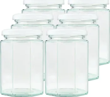 Zavařovací sklenice Mäser Breech hranatá zavařovací sklenice s Twist víčkem 270 ml 6 ks