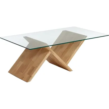 Konferenční stolek Skleněný konferenční stolek Kave Home Waley 120 x 70 cm