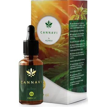 CBD WellU Group GmbH Cannavi by NUTRIVI CBD+Oil 10ml - pro skvělou formu a pohodu organismu Typ: 5% CBD Cannabis sativa - CBD z konopí je hit mezi přírodními léky