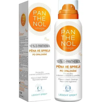 Přípravek po opalování Panthenol Omega pěna ve spreji s ledovým efektem 10% 150 ml