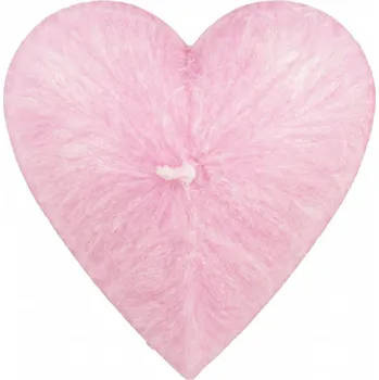 Svíčka Přírodní vonná svíčka palmová - AROMKA - Valentýnské Srdce Hladké - Růže Barevný: Růžová