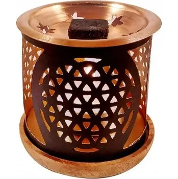 Unisex parfém Aromafume odpařovač pro parfémové čtverečky Květ života + vzorky