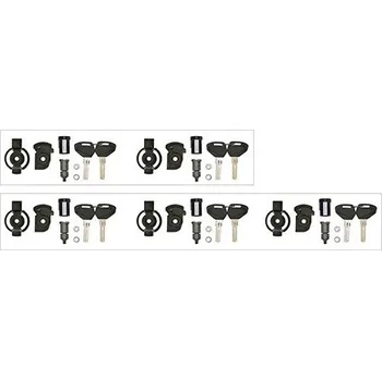 Zavazadlo na motocykl KSL105 - 5 bezpečnostních zámků na kufry KAPPA