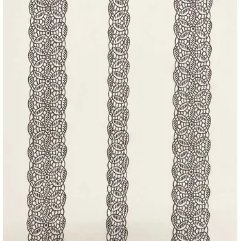 Košilovina 06426 bílá, hnědý vzor, š.135