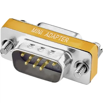 Elektrická zásuvka Renkforce sériový adaptér [1x D-SUB zásuvka 9pólová - 1x D-SUB zástrčka 8pólová] oranžová