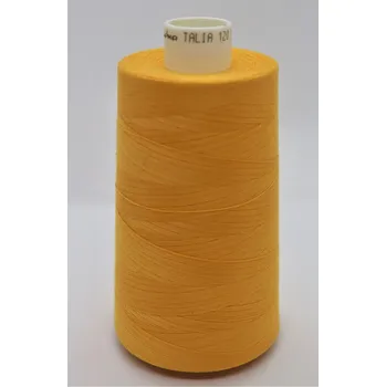 Nit Ariadna polyesterová niť Talia 120 - 5000m žlutá barva 705