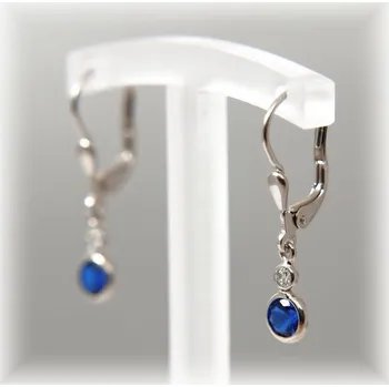 Náušnice bílé zlato