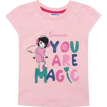 Dívčí tričko Dívčí triko - Winkiki WKG 11041, růžová Barva: Růžová, Velikost: 104