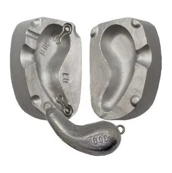 FORMA NA OLOVA MOŘSKÁ LEDVINA +50 PEREK VEL.2 ZDARMA 300G (Forma na olovo F-01)