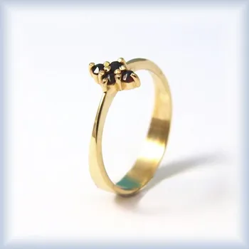 Prsten žluté zlato 53