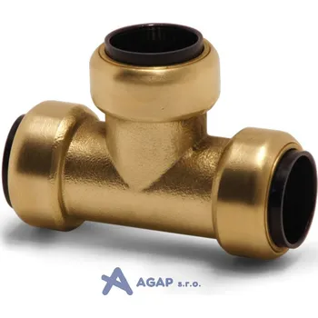 T-redukce (mosaz), trubka 28/22/22 mm