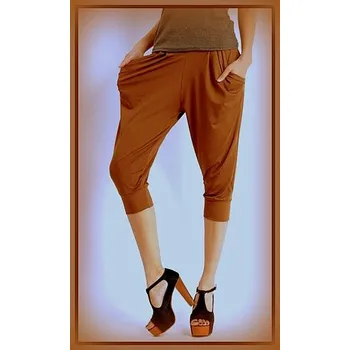 KALHOTY HARÉMKY ALADINKY 7022-1 hnědá XS/S