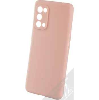 Pouzdro na mobilní telefon 1Mcz Matt Skinny TPU ochranný silikonový kryt pro Oppo Reno5, Reno5 5G, Reno5 K, Find X3 Lite světle růžová (powder pink)