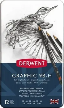 Grafitová tužka Derwent Graphic Soft 12 ks