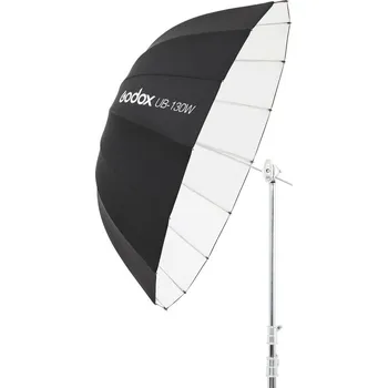 Fotoateliérová technika Hluboký bílý parabolický deštník Godox UB-130W (130cm)