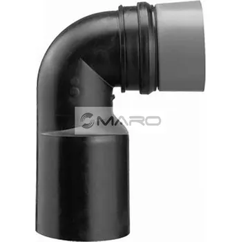 Haas Koleno připojovací pro závěsné WC 90° 90/110 mm, HD, 3969