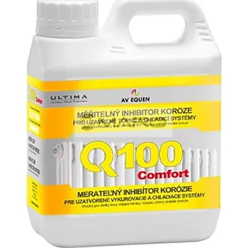 AV EQUEN Inhibitor koroze Q100 Basic Quattro, měřitelný, pro topné a chladící systémy, 1 l, Q100B4/01