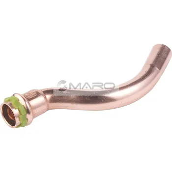 Instalatérský materiál KAN-therm Copper V Koleno Cu lisovací obcházecí SP5086V pro vodu/topení I/A 18 mm, 2261022005