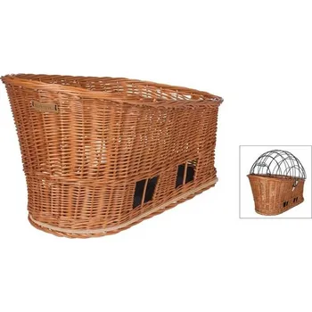 Příslušenství pro cyklistiku Basil koš zadní Pasja M na zvíře (přírodní)