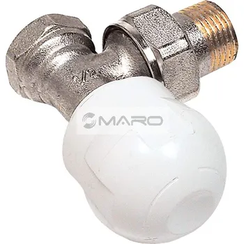 Instalatérský materiál Comap Ventil radiátorový Focus 498 rohový, bez přednastavení 3/8", 498103