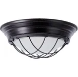 Brilliant HK14372S06 TYPHOON - Stropní industriální svítidlo ve škrábané černé barvě Ø 34cm, 2 x E27 (Stropní nebo nástěnné černé svítidlo v retro stylu)