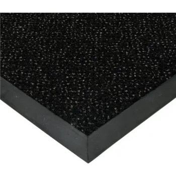 Rohožka Černá textilní čistící vnitřní rohož Cleopatra Extra - 70x100x1cm 77224205