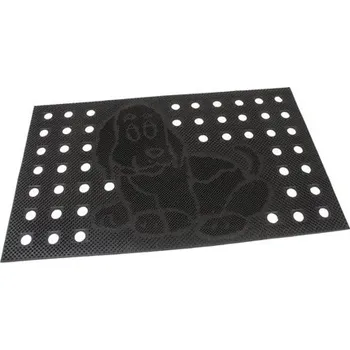 Rohožka Gumová děrovaná kartáčová rohož Dog - 75x45x0,7cm 70808952