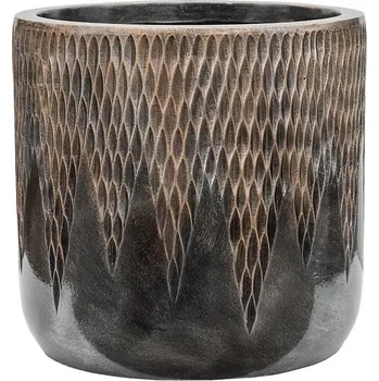 Květináč Lite Universe Comet Cylinder Bronze 23x22cm - Do interiéru