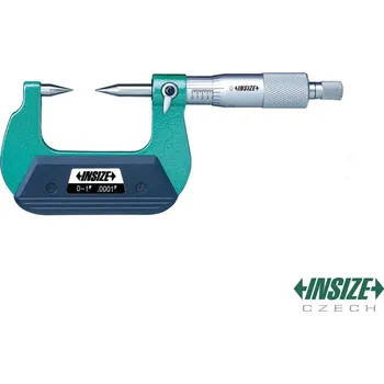 Mikrometr se špičatými měřicími plochami 75-100/0,01 mm, typ B INSIZE