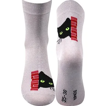 BOMA & LONKA Ponožky Xantipa 65 Světle šedá Velikost: 39/42