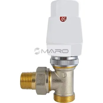 Ventil Deltatop Ventil RTL 1/2" rohový s hlavicí, připojení 3/4" Eurokonus, 821907