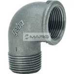 GEBO Koleno černé 90° č.92 FM 1", 92-6S