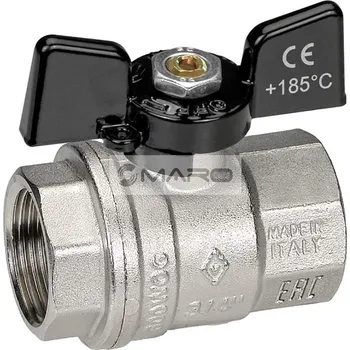 Vodovodní kohout Bugatti Kohout kulový Oregon 185°C s motýlem FF 3/8", PN64, 03020057