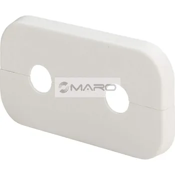 Fitinka Viega Rozeta dvojitá, dělená 1079.6, 2 x 15 mm, bílá, 135959