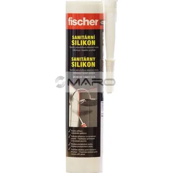 stavební silikon fischer Silikon sanitární B 310 ml, transparentní, 525017