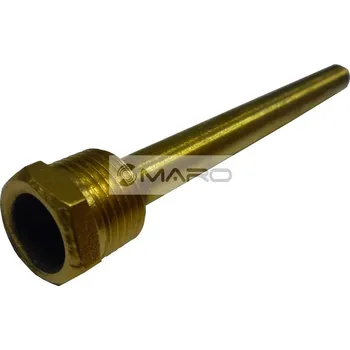 Instalatérský materiál Thermis Jímka teploměru mosazná G 1/2 " L 150 mm, JETR 150