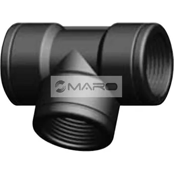 rozdělovač topení Plast Project T-kus PP závitový 1/2", 7620.000C