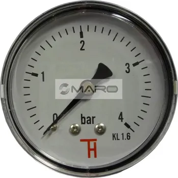 Instalatérský materiál Thermis Manometr standardní 358 zadní ø 63 mm, 1/4", 0- 4 bar, 3584bar