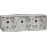 Schneider Electric MUR39913 Povrchová instalační krabice IP55 3 násobná horizontální, bílá
