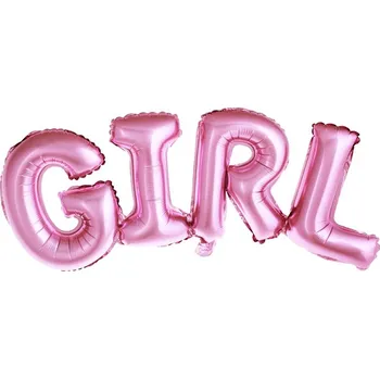 Svatební dekorace PCo Nafukovací balónek - motiv GIRL, 74 x 33cm