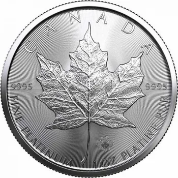 The Royal Canadian Mint Maple Leaf 1 oz 2021 platinová mince 31,1 g