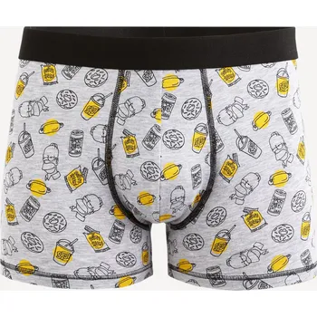 Boxerky Celio Dárkové balení boxerky The Simpsons 1116147 Šedá S