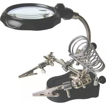 Lupa Lupa stolní - třetí ruka+2xLED