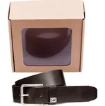 Opasek LEE LA035324 SMALL LOGO BELT DARK BROWN Velikost: 90 cm Tričko zdarma při nákupu nad 3000,-!