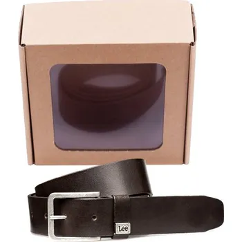 Kšandy Opasek LEE LA035324 SMALL LOGO BELT DARK BROWN Velikost: 90 cm Tričko zdarma při nákupu nad 3000,-!