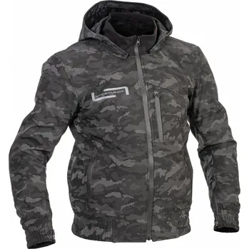 Moto bunda Lindstrands FRISEN Camo Reflective - pánská textilní motocyklová