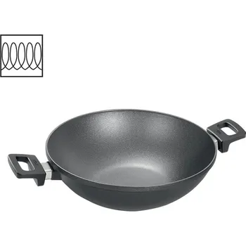 Pánev Wok Pánev Titanium Nowo 36 cm - WOLL (Titanová pánev Wok na indukci 36 cm Titanium Nowo - WOLL)