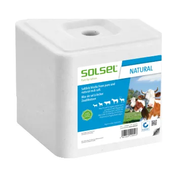 Krmivo pro hospodářské zvíře Solsel Natural blok 10 kg solný liz