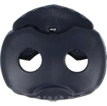 Brzdičky s dvěma dírkami 20x22 mm velké POL, barva Modrá tm. (330)