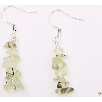 Náušnice Magieprirody.cz Náušnice z kamene Prehnit #86